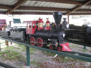 Donna Greene's oversize American, built by Harold Christensen. Photo by Daris Nevil, February 2013, HALS meet.