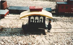 Ed Farnsworth's Toonerville Trolley at the Annetta Valley & Western Railroad. Photo by Tom Stamey.