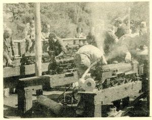 The "firing up" tracks in the Roundhouse, showing several engines getting up steam.