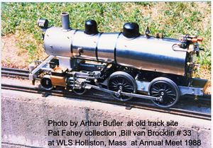 Bill Van Brocklin's #33 at WLS Annual Meet, 1988. Photo by Arthur Butler.