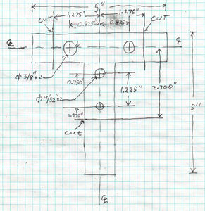 5x5 inch T Plate modifications