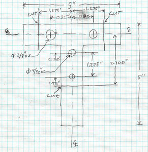 5x5 inch T Plate modifications