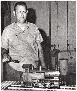 Paul DeVerter II of Houston prepares to fire up his "Juliet II" at the First Texas Meet.