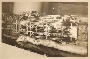 Clarkson Bundick's NYC Hudson with trailing truck removed, showing the firebox grate.