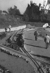 The edge of Walt's home and garage can be seen in the center & upper left in this picture. Photographed and Copyright © 1950-1998 by Ollie Johnston. Used with permission.