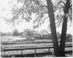 View across the meadow at Danvers.