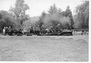 The great "Tom Stambaugh" with a full load at GGLS--Redwood Park. From the Harry Dixon collection.