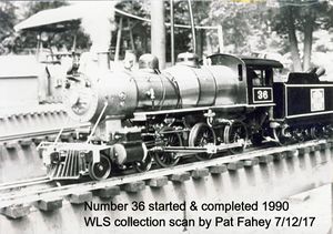 Bill Van Brocklin's No 36 started and completed 1990.