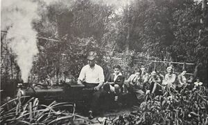 Horace P Shaw, engineer, on the Whysall Light Railway. From Modeltec May 1984. Photos by Mrs. H.R. Shaw