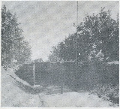 West portal of tunnel