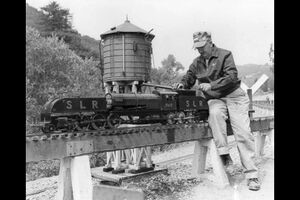 Karl Friedrich at GGLS Redwood Park, 1960. Steen Family collection.