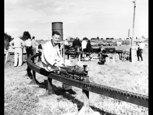 Jack Hart's first engine was a 1/2 inch scale Hudson. His next was this beautiful 3/4 inch scale 4-4-0. It ran for many years on coal but was eventually changed over to propane. Jack worked in the tool room at Ford in Windsor.